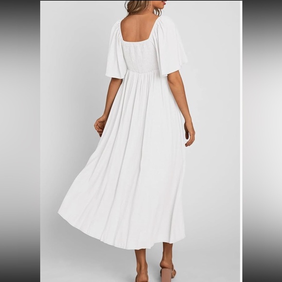 Women’s white tie front dress - Picture 2 of 2